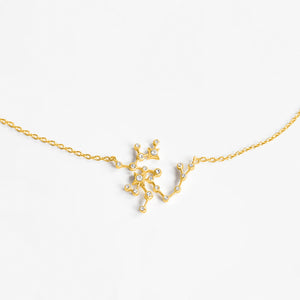 Zodiac Constellation Pendant (Sagittarius) - Gold
